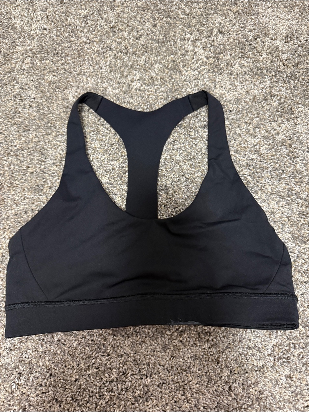 lululemon athletica Black Racerback Sports Bra